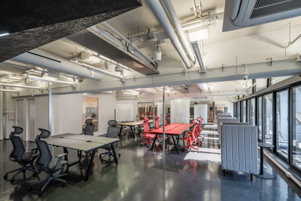 フリーアドレスエリア