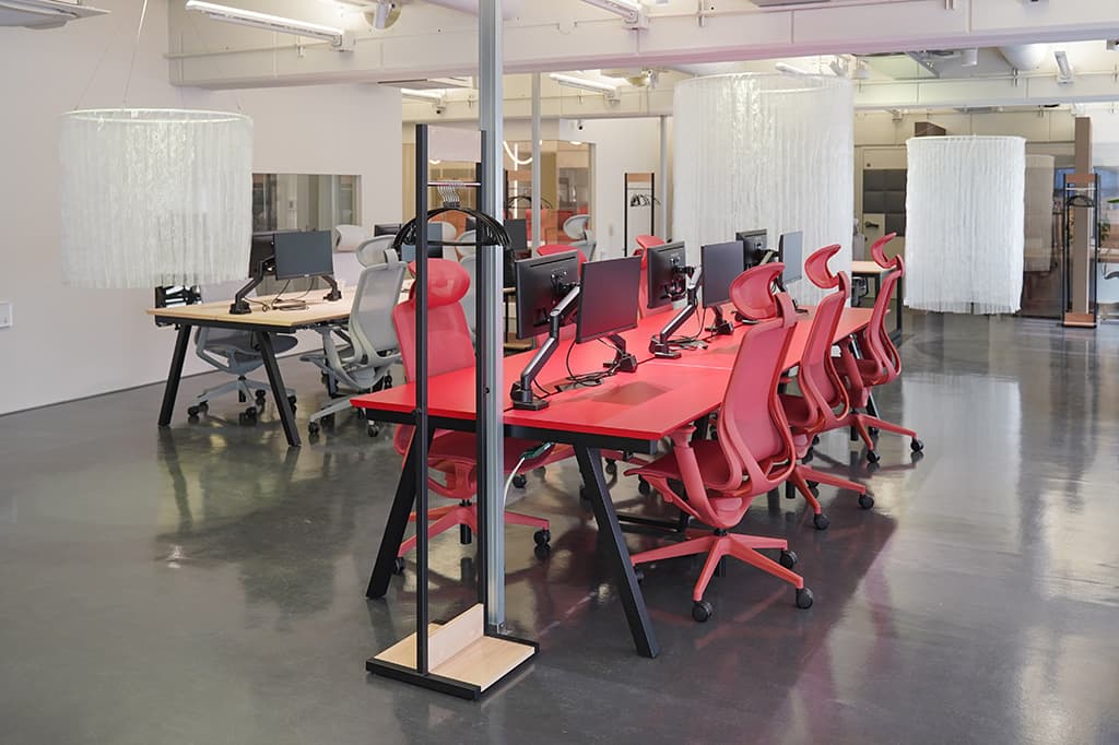 フリーアドレスエリア