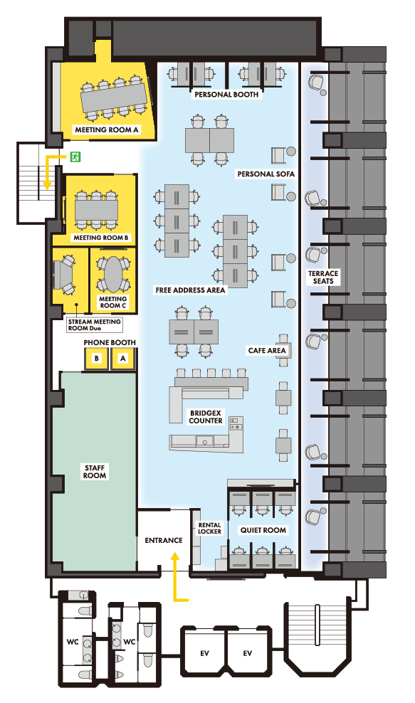 フロアマップ縦