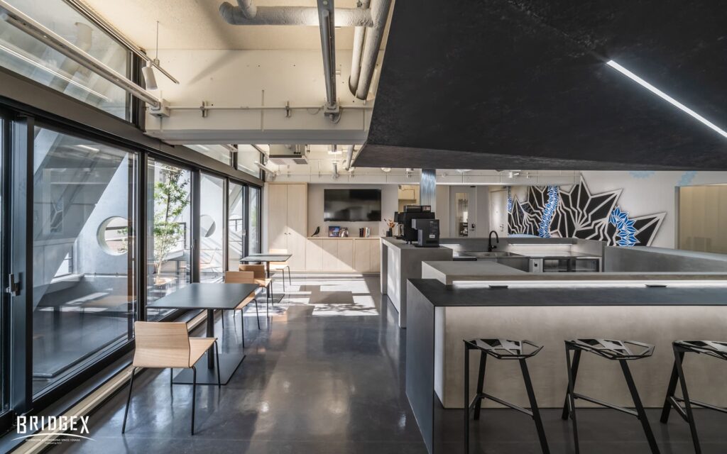 大阪・淀屋橋エリアのコワーキングスペースBRIDGEXのバーチャル背景